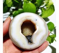 Piedra Natural Ágata Roca Cueva Agua Cristal Racimo Cueva Mago Espíritu Meditación Hogar Exorcismo Feng Shui Decoración Hogar Habitación Decoración,A31 229g61-62mm