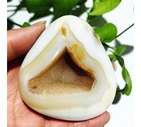 Piedra Natural Ágata Roca Cueva Agua Cristal Racimo Cueva Mago Espíritu Meditación Hogar Exorcismo Feng Shui Decoración Hogar Habitación Decoración,A49 257g75-80mm