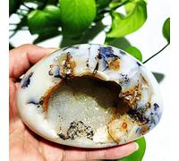 Piedra Natural Ágata Roca Cueva Agua Cristal Racimo Cueva Mago Espíritu Meditación Hogar Exorcismo Feng Shui Decoración Hogar Habitación Decoración,A41 602g77-106mm