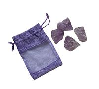 Piedra Natural Amatista 200 gramos,4-6PCs, Tamaño Entre 3-5cm (Amatista)