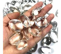 Piedra natural Clear Big Rock Cuarzo Cristal blanco Espécimen Mineral Rock Chip Grava Piedra preciosa cruda áspera Energy-100g_China