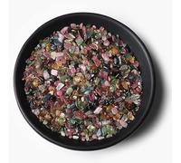 Piedra natural de 3 a 5 mm, grava de cuarzo, jaspe de agat, minerales, piedra pulida, decoración del hogar, acuario, turmalina, 20 g