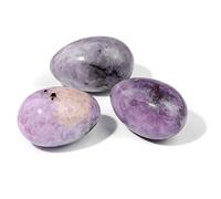 Piedra natural en forma de huevo Yoni de Pascua de color para decoración del hogar, esfera de amatista de cuarzo ópalo, citrino, decoración del hogar, manualidades, 20 x 30 mm, 21 jaspe, 1 unidad