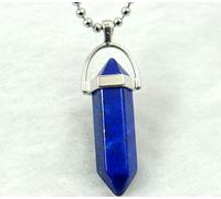 Piedra natural fluorita cuarzo turquesa cristal titanio pilar colgante DIY joyería fabricación collar accesorios, NO.13