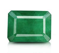 Piedra natural natural certificada por astrólogo, piedra preciosa suelta original de 4.25 ratti, esmeralda zambiana/tierra, B0DM6DCW, S, Gema