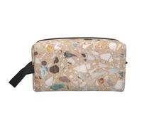 Piedra Natural Terrazo, Bolsa de Maquillaje Bolsa de cosméticos Bolsa de artículos de tocador de Viaje portátil Organizador de Bolsa de Maquillaje