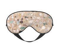 Piedra Natural Terrazo, Cubreojos completos Antifaz bloqueador de luz Antifaz para dormir Antifaz suave con los ojos vendados Noche