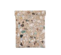 Piedra Natural Terrazo, Squeeze Top Wallet Bolsa de Almacenamiento para Mujer Monedero pequeño Bolsa de Cambio