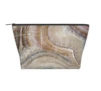 Piedra Ónix Estampado Azul Pálido, Bolsa de artículos de tocador Bolsa de Maquillaje Bolsa de cosméticos Bolsa de artículos de tocador de Viaje portátil