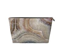 Piedra Ónix Estampado Azul Pálido, Bolsa de artículos de tocador Bolsa de Maquillaje Bolsa de cosméticos Bolsa de artículos de tocador de Viaje portátil