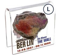 Piedra original del Muro de Berlín, pieza auténtica con certificado de autenticidad, hecha a mano directamente de la fábrica de Berlín.