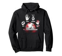 Piedra, Papel, Tijera, Sierra de Mesa, Carpintero Divertido Sudadera con Capucha