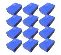 Piedra para fregar parrilla, 12 unidades, bloque de limpieza de vidrio tratado con calor para eliminar el aceite de grasa quemado de hierro de acero, parrillas, parrillas, tapas planas, accesorios de