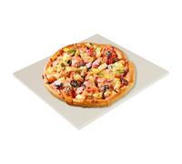 Piedra para pizza, cordierita rectangular, 30,5 × 30,5 × 1 cm, aislante y robusta, piedra para pizza para horno y parrilla de gas, acero para hornear hasta 800 °C para pizza, pan, galletas, pasteles