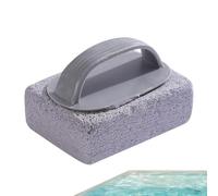 Piedra pómez de limpieza de azulejos de piscina,Piedra pómez | para limpieza de azulejos de piscina | Bloque de limpieza de piscinas con mango,Bloque de piedra pómez de piscina para