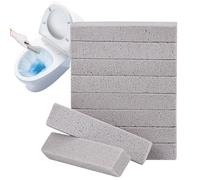 Piedra Pómez Limpiador de Inodoro - Bloque de Limpieza para Inodoro con Piedra Pómez - 10 Piezas Borra Manchas Sin Rayar Resistente Para Azulejos De Ducha Rejilla Parrilla Horno Fregadero Rejillas Met