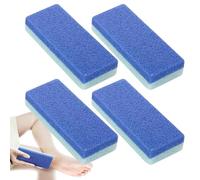 Piedra pómez para pies | 4 piedras pómez exfoliante para pies en callosidades - Herramientas ergonómicas de limpieza de talones con esponja de fregado para reparación de la piel casa viajes