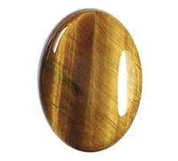 Piedra preciosa Aaa++ Pure Indian Ovl Tiger Eye Loose Gemstone-B0DMLB38MRNAMZ