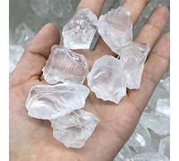 Piedra preciosa cruda de cuarzo transparente blanco natural para curar los minerales Reiki-200 g