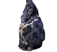 Piedra preciosa cruda de sodalita azul, 1 unidad, 510-600 g, for decoración de habitaciones