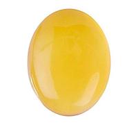 Piedra preciosa de ágata Hakiq Haqiq Haqiq Haqiq con certificación de 6,25 ratti de 5,50 quilates amarillo natural para hombres y mujeres--B0CKLR82-AMZ, Small, Gema