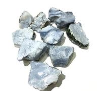 Piedra preciosa de ópalo azul para protección contra la magia negra y ayuda a liberar la tensión y la depresión, 100 gramos-B08JLRSM, S, Gema