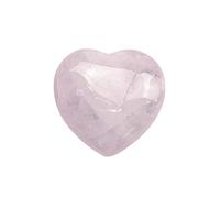 Piedra preciosa en forma de corazón de cristal natural, amatista pulida, todo tipo de cristales curativos, palma, juego de piedras preciosas, equilibrio de energía de masa, piedras para manualidades