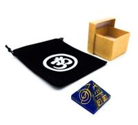 Piedra preciosa lapiz lazuli pirámide del tercer ojo con grabado Reiki en caja de regalo y bolsa Om | Feng Shui Yoga Meditation