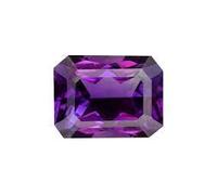 Piedra preciosa natural de 6,75 quilates de amatista natural de corte cuadrado certificada en laboratorio, piedra preciosa suelta para hombre o mujer, joyería de moda, piedra preciosa-B0C2VT94-2541, S