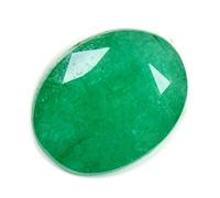 Piedra preciosa natural de esmeralda suelta de 6 quilates, forma ovalada, chakras, curación, piedra natal de mayo, precio al por mayor, cuentas AAA+, Esmeralda natural