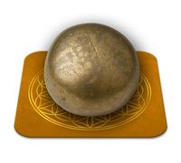 Piedra Pyrite natural pulida de 2 a 3 cm de calidad premium | Concentración, abundancia y creatividad | Flor de la vida incluida | Guía práctica y meditación offertss | Regalo Zen Bienestar | 1 unidad