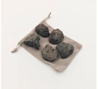 Piedra Roca volcánica Naturales de 20 a 30mm 5PCS, Roca volcánica en Bruto, cristal de Roca volcánica natural para la fabricación de joyas (Roca volcánica, 5)