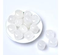 Piedra rodante de cristal natural de 50 g, 27 colores, piedra cuadrada pulida para acuario, pecera, decoración del hogar, cristal de cuarzo roca, 100 g