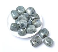 Piedra rodante de cristal natural de 50 g, 27 colores, piedra cuadrada pulida para acuario, pecera, decoración del hogar, labradorita, 50 g
