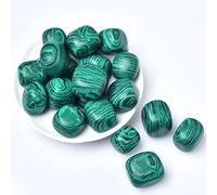 Piedra Rodante De Cristal Natural, Grava, Piedra Curativa Pulida, Reiki Para Acuario, Pecera, Decoración Del Hogar,malaquita,100 Gramos