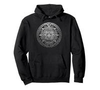 Piedra solar con calendario azteca Sudadera con Capucha