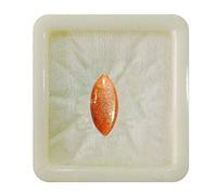 Piedra solar natural de 55 quilates, calibrada, suelta, forma marquesa, cabujón, curación de chakras, piedra de nacimiento, signo del zodíaco Libra, fabricación de joyas, piedra preciosa de 8 quilates