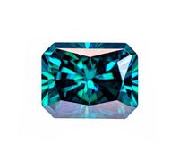 Piedra suelta de moissanita, Moissanita de forma radiante, color VVS1, for la elaboración joyas(7x9mm-3.0ct)