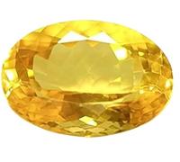 Piedra Sunela de citrino natural de calidad AA de 11,50 quilates con certificación de laboratorio (9CV)
