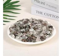 Piedra triturada de cristal natural de 200 g, piedra triturada de 9 a 12 mm, piedra de aromaterapia pulida de cristal natural, piedra de desmagnetización, decoración de peceras, piedra triturada