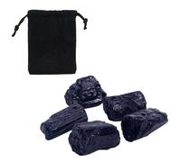 Piedra Turmalina Negra Naturales de 20 a 30mm 100g, Turmalina Negra en Bruto Protección Electromagnética, cristal de cuarzo negro natural para la fabricación de joyas o la decoración del hogar