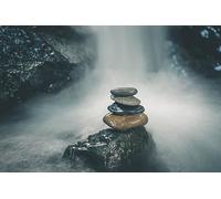 Piedras bajo la Cascada - Juego de Rompecabezas de 3000 Piezas para Adultos relajación, meditación y Juegos educativos (Mayores de 14 años)