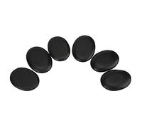 Piedras Calientes Masajes, Juego de Masaje 12 Piedra Lava Natural Basáltica Forma Ovalada Masajes Relajantes para Tratamientos Terapéuticos Relajación Corporal Espalda Cuello Aceite Esencial Spa