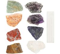 Piedras de Chakras de Cristal 9 Piezas, Mineral Decorativo
