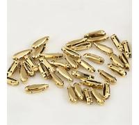 Piedras de cristal con engaste de garra de latón, forma de lágrima, for coser, 4 x 15 mm, multicolor, paquete de 20(Gold Aurum,4x15mm 20pcs)
