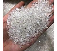 Piedras de cristal curativo pulidas de grava de cristal de cuarzo claro natural Piedra caída-alrededor de 3-5 mm_200 g