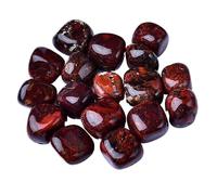 Piedras de Cristal en Bruto a Granel Adorno de piedra pulida sangre pollo cristal natural, muestra mineral, preciosa for enseñanza científica, for bañera