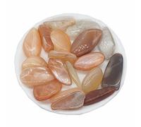 Piedras De Cristales Caídos, Piedras Preciosas Pulidas Naturales A Granel, Colección De Muestras Minerales, Decoración De Acuario Para El Hogar,Piedra De La Luna,1 PC