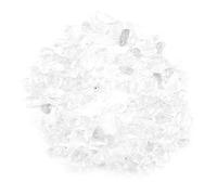 Haofy Piedras de Cuarzo Virutas caídas Piedra Cristal triturado Virutas de Piedra caídas Naturales Piezas trituradas Rocas Curación Hogar Interior Grava Decorativa Feng Shui Piedras curativas(Blanco)