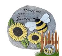 Piedras de jardín al aire libre, bienvenido a mi decoración de jardín